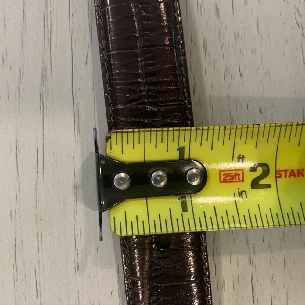 Ralph Lauren Dark Brown Leather Belt - Picture 8 of 8